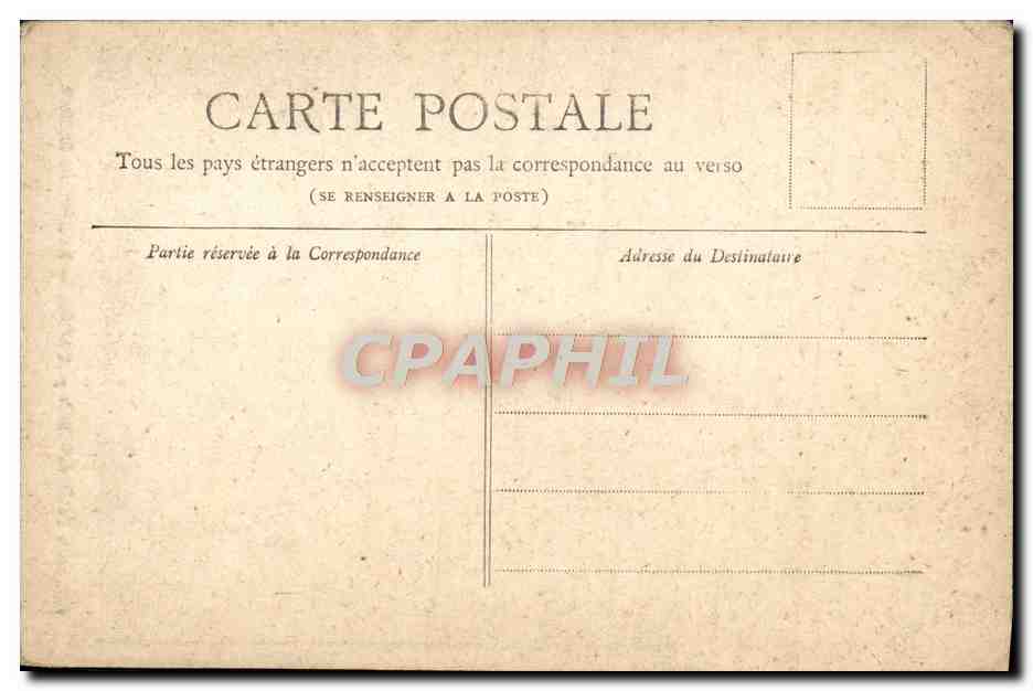 CPA Paris Le Lion de Belfort — Rückseite