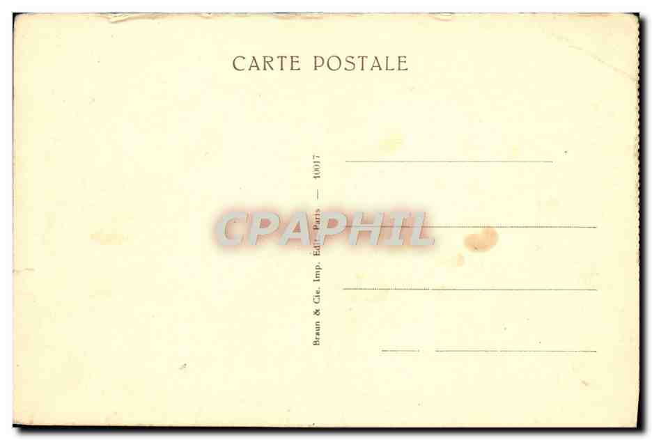 CPA Benouville Saint Francois D'Assise Mourant Benit la ville d'Assise — Verso