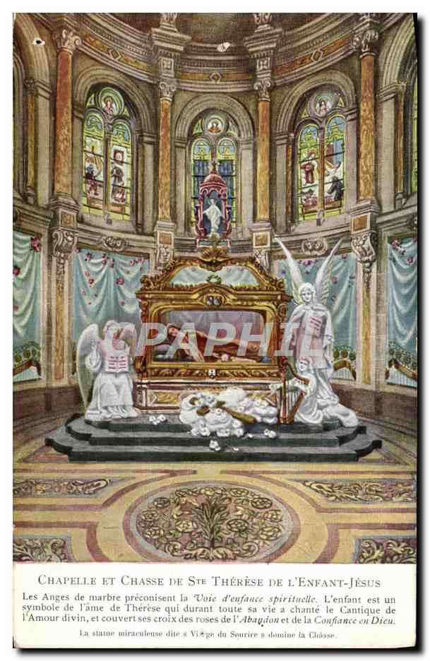 CPA Lisieux Chapelle et chasse de Ste Therese de l'enfant Jesus