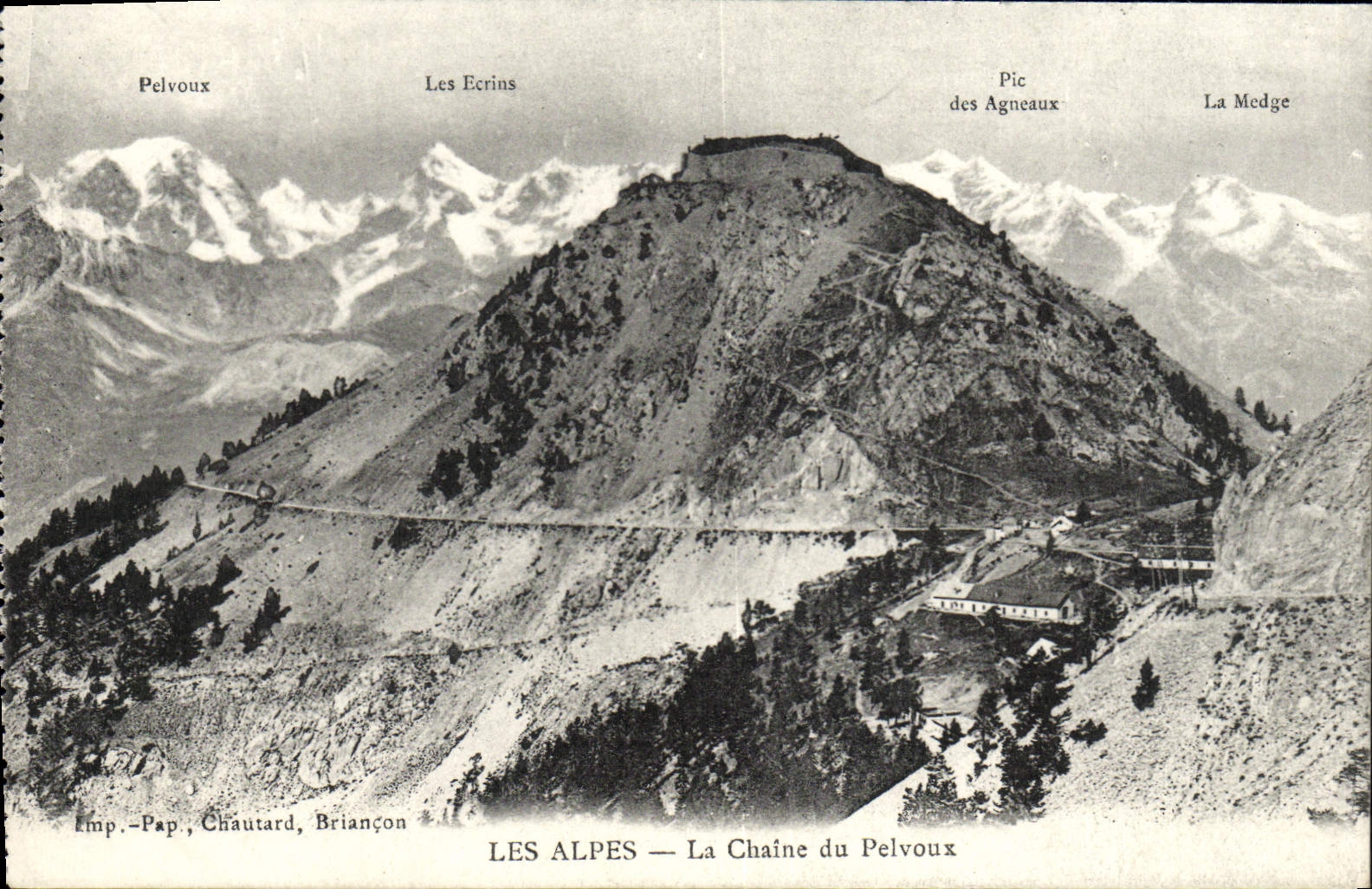 CPA Les Alpes La Chaine du Pelvoux