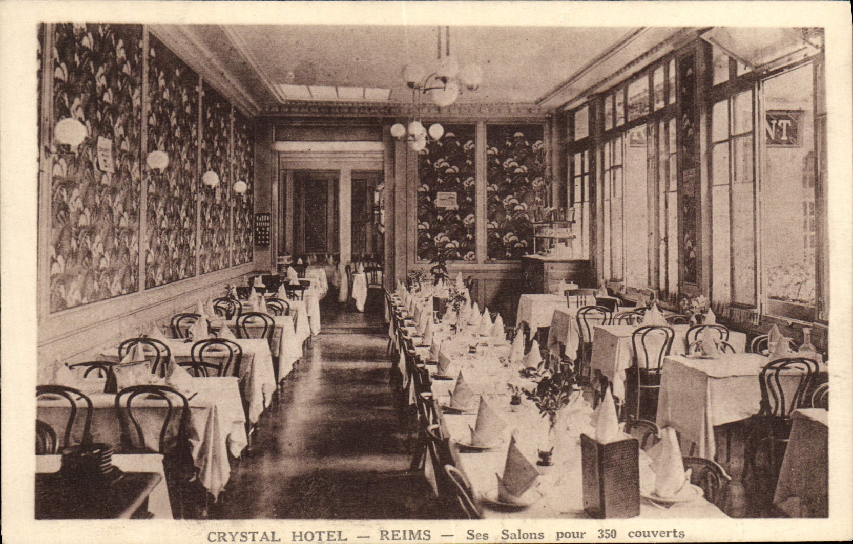 CPA Crystal Hotel Reims Ses Salons Pour 350 couverts 