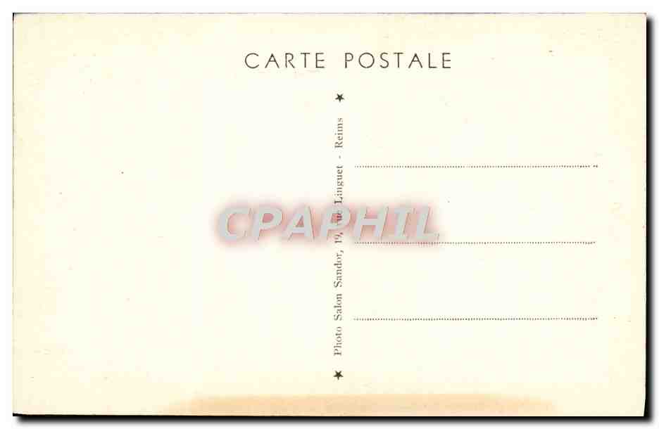 CPA Crystal Hotel Reims Ses Salons Pour 350 couverts  — Verso