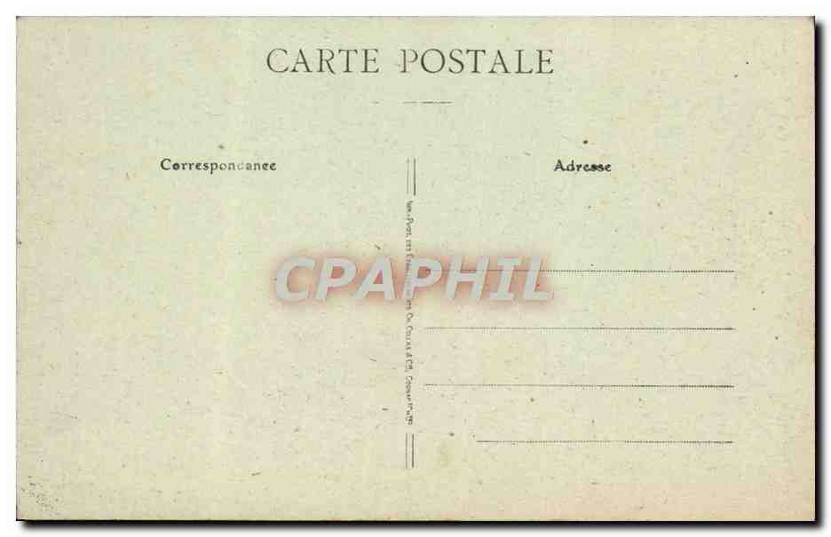 CPA Champtoce Ruines du Chateau de Gilles de Retz dit Barbe Bleue — Back
