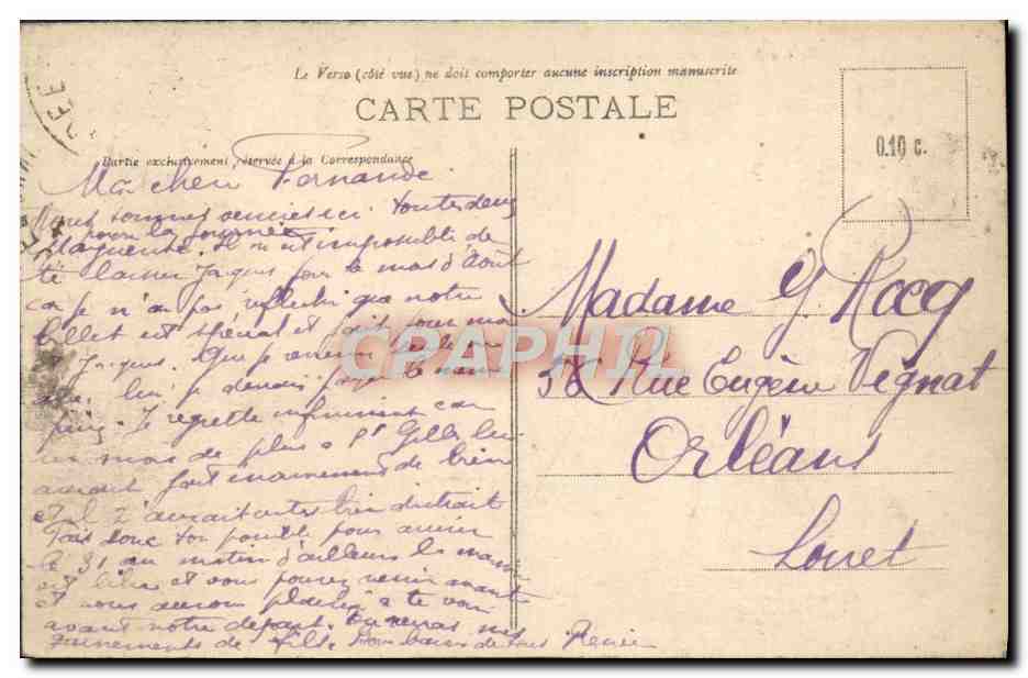 Les Sables-d'Olonne — Le Quai de la Chaume envahi par les vagues — Édition des Nouvelles Galeries — Reverso
