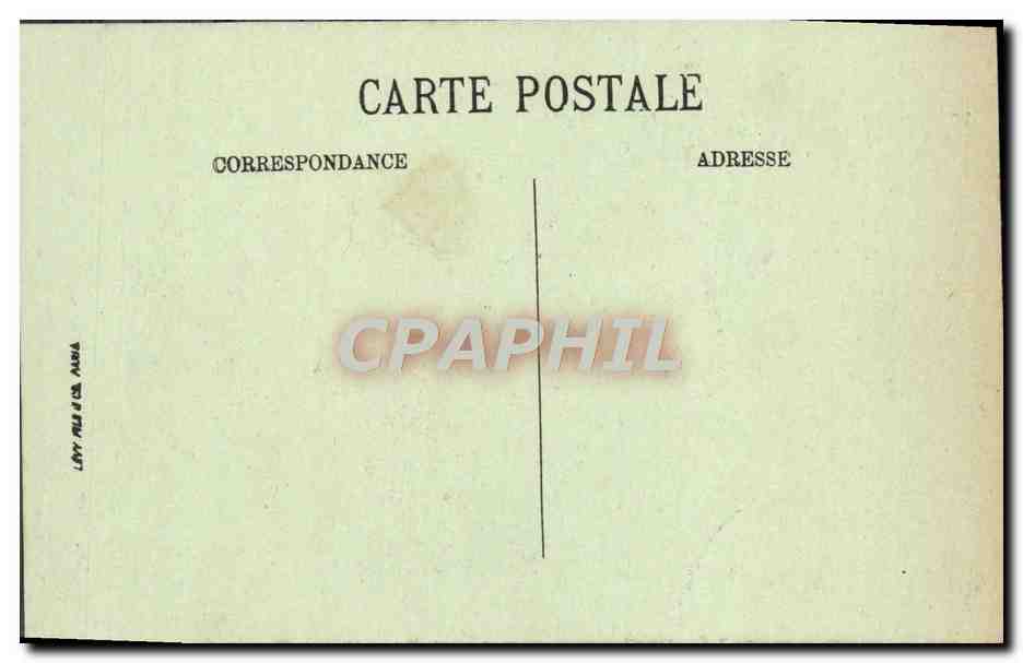 CPA Saumur Le Chateau  — Rückseite