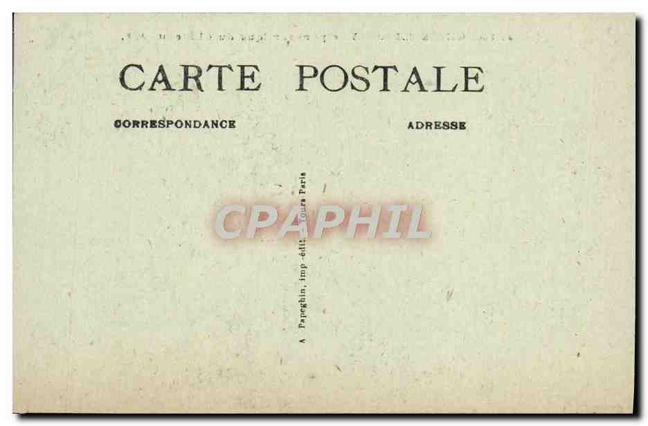 CPA Langeais Vue Panoramique du Chateau — Rückseite