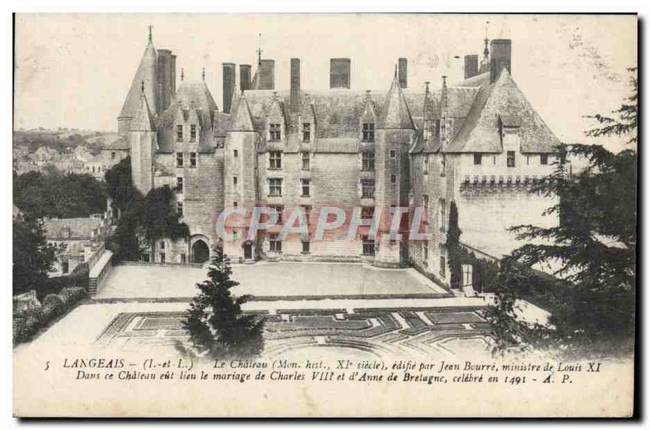 CPA Langeais Le Chateau