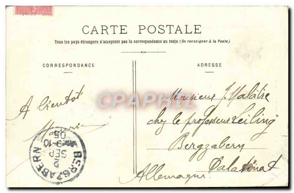 CPA Entre les Sables d'Olonne et Saint Jean La roche tremblante a maree haute — Back