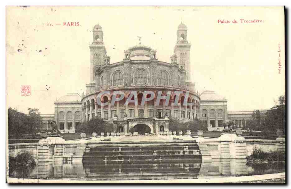 CPA Paris Palais Du Trcadero