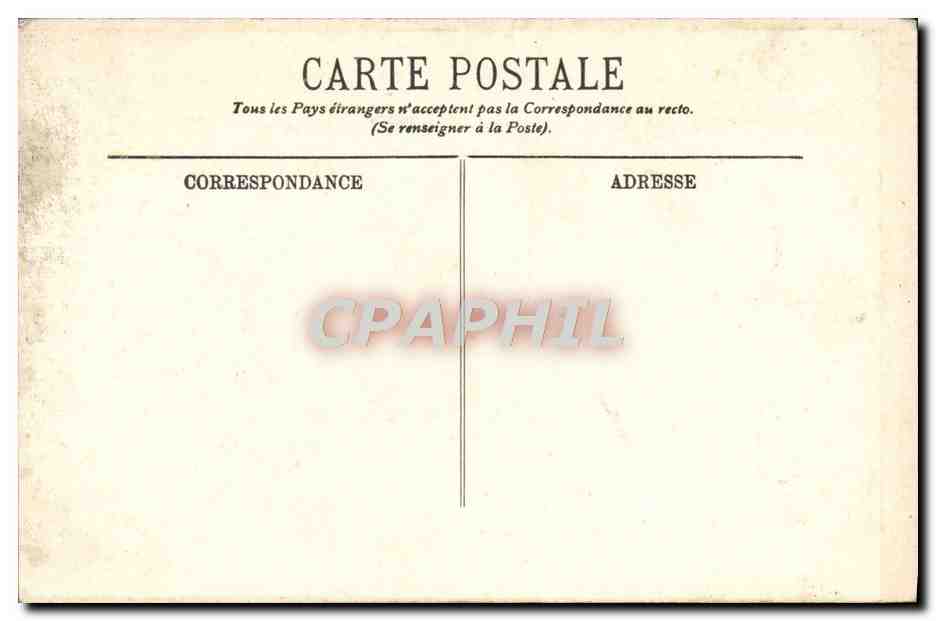CPA Vichy Allee Centrale Du Parc — Verso