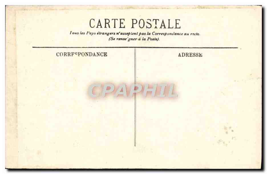 CPA Vichy La Facade du Casino Vue Sur le Parc — Verso