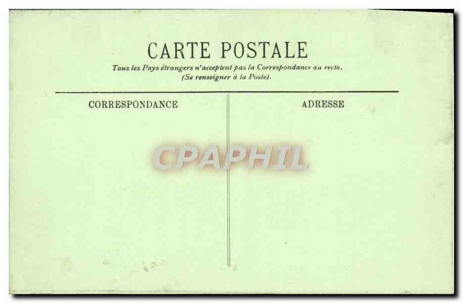 CPA Vichy Un Coin du Parc des Celestins — Verso