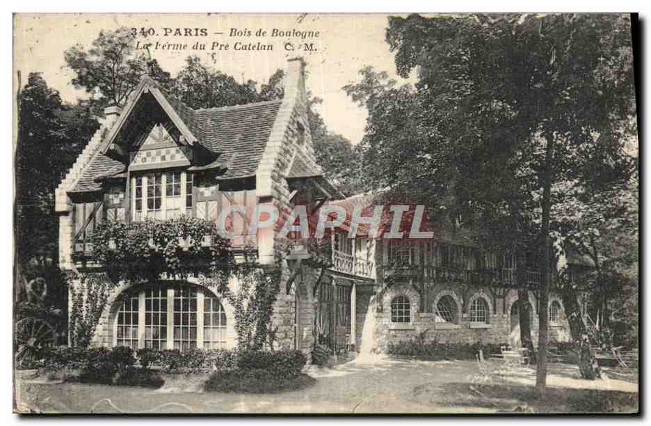 CPA Paris Bois De Boulogne La ferme Du Pre Catelan