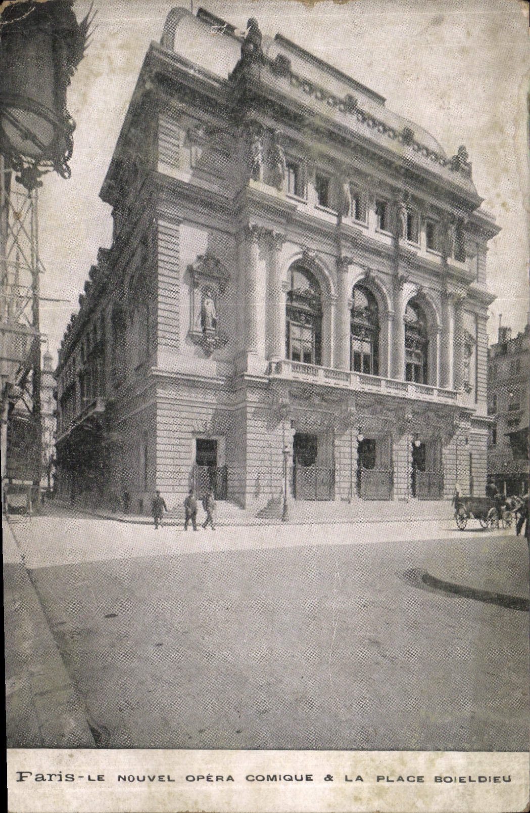 CPA Paris Le Nouvel Opera Comique La Plage