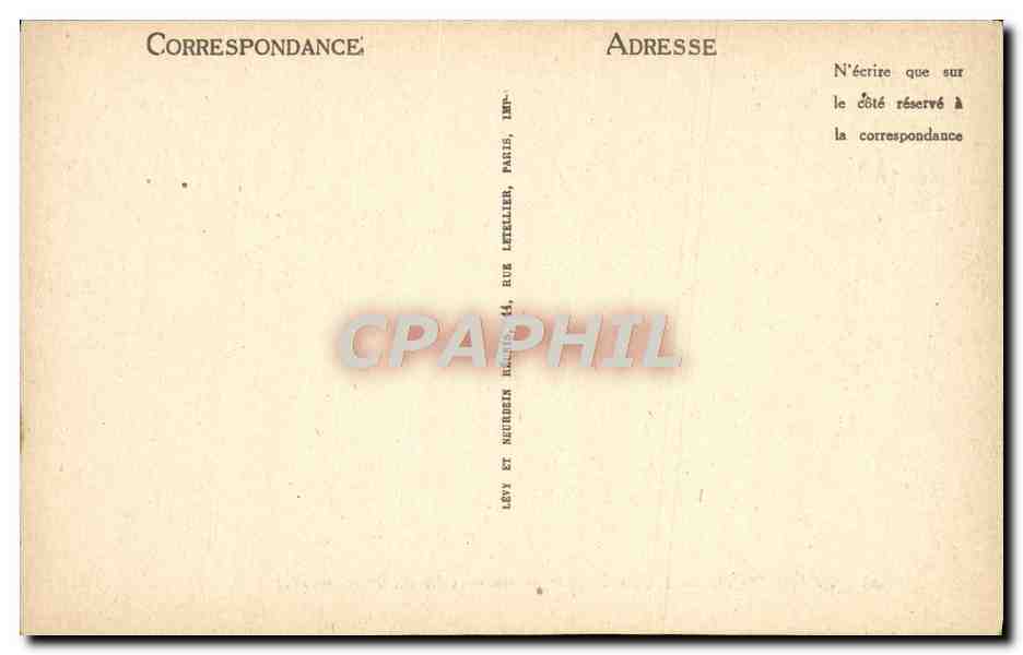 Compiègne — Palais de Compiègne — Côté du Parc — ND — Verso