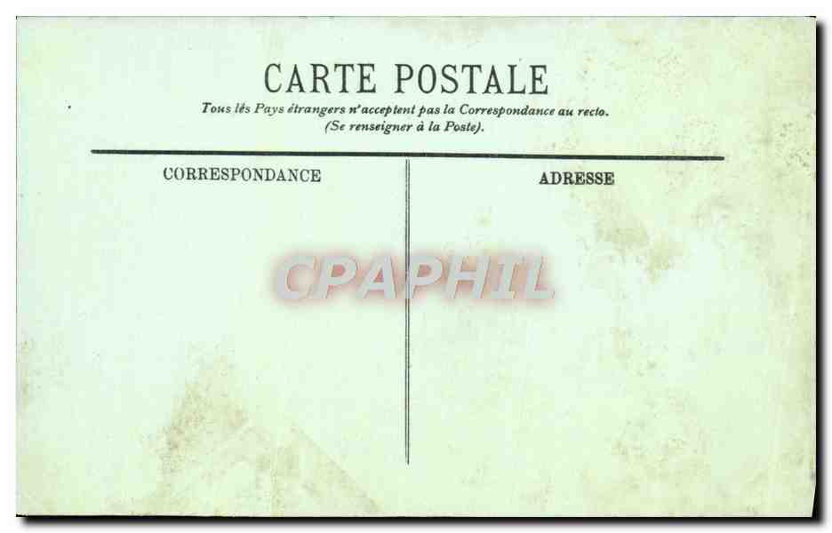 CPA Trouville Hotel et Rue de Paris — Rückseite