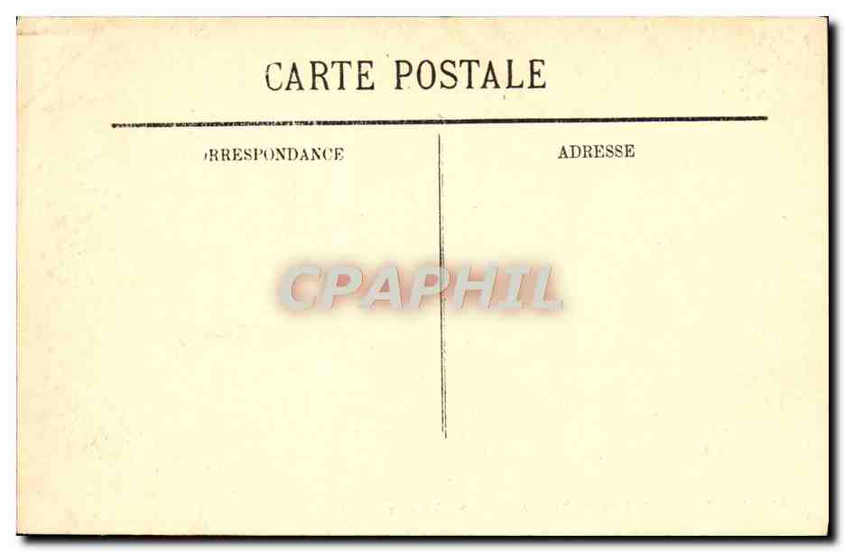 CPA Blois Le Chateau La Facade Gaston d'Orleans — Rückseite