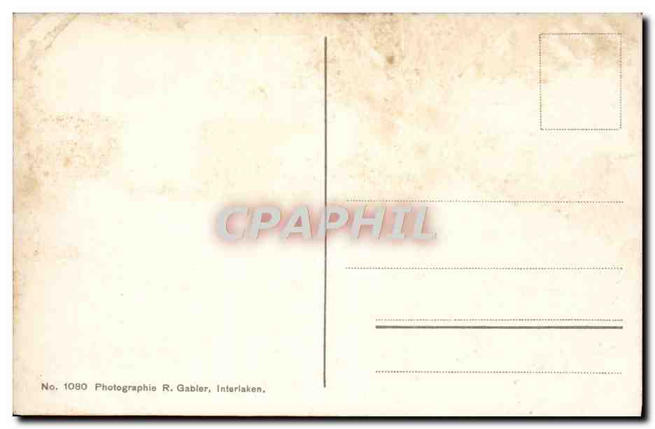 CPA Beatushohlen am Thrunsee Der heilige Beatus  — Rückseite