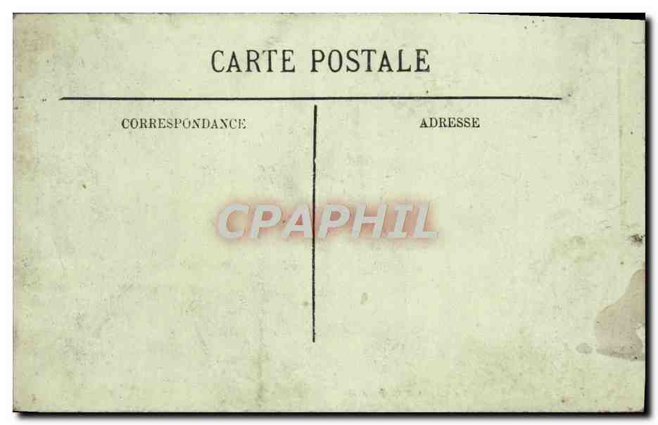 CPA Trouville Le Casino et la Touques Bateau — Verso