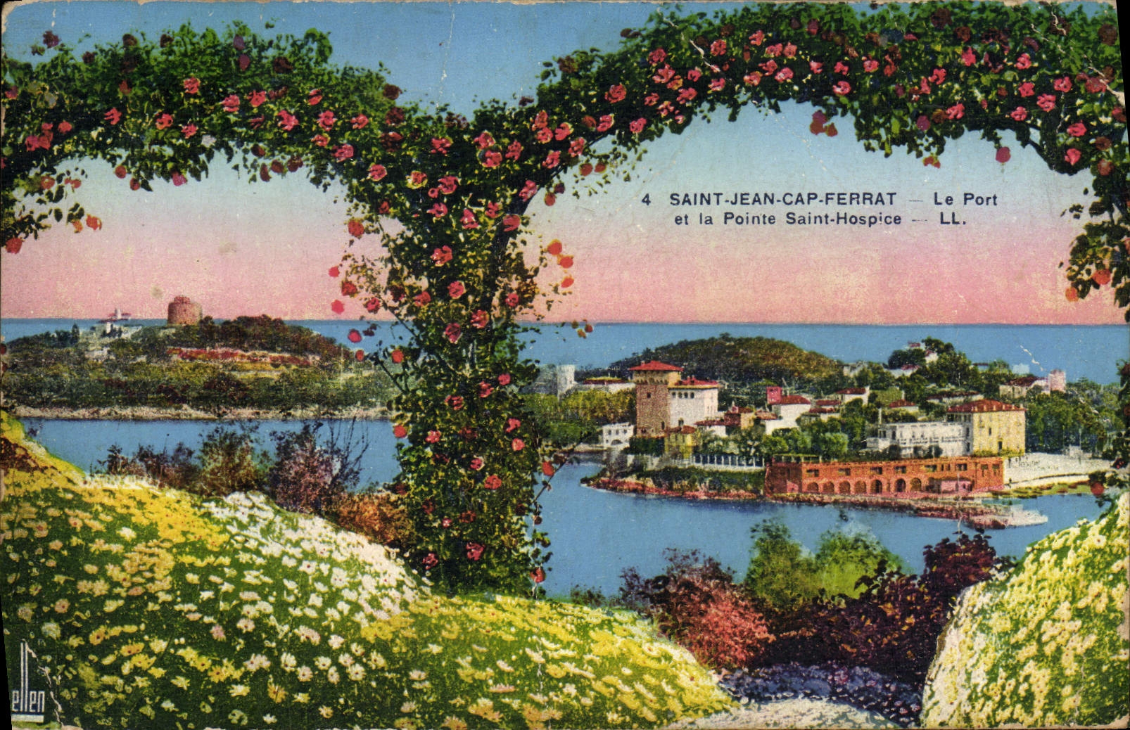 Saint-Jean-Cap-Ferrat — Le Port et la Pointe Saint-Hospice — LL.