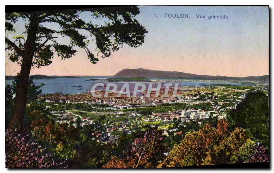 Toulon. Vue générale — éditeur Allemagne, n° de série 1