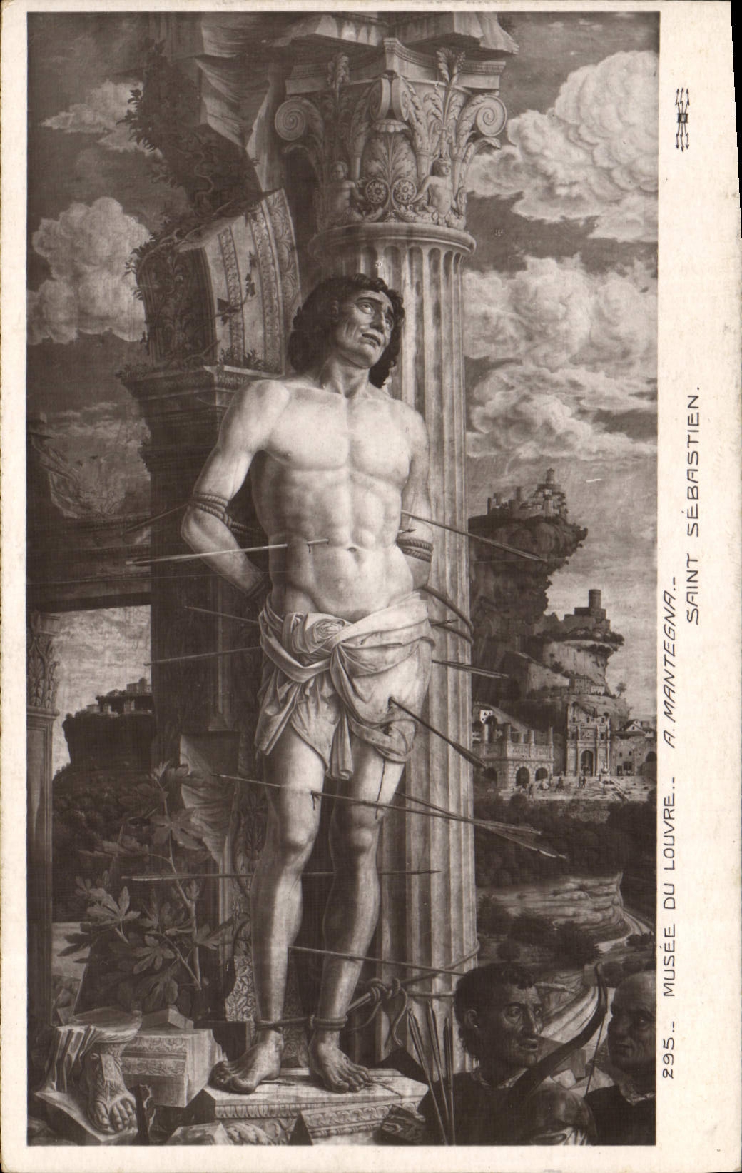 CPA Versailles Musee Mantegna Saint Sebastien