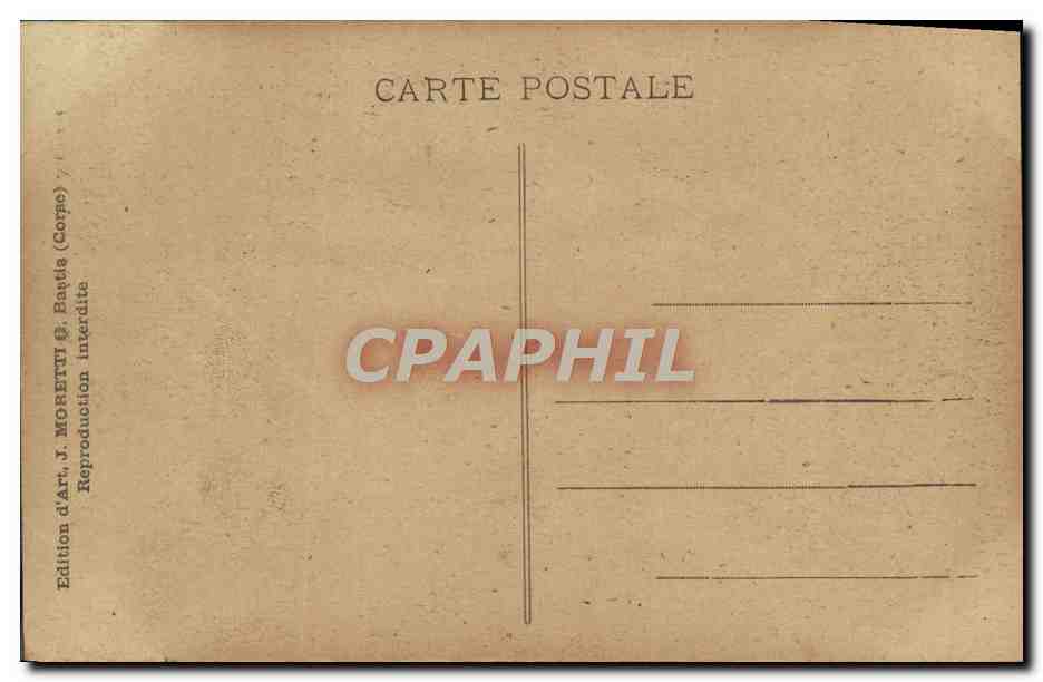 CPA Ajaccio Napoleon 1er Corse Corsica — Rückseite