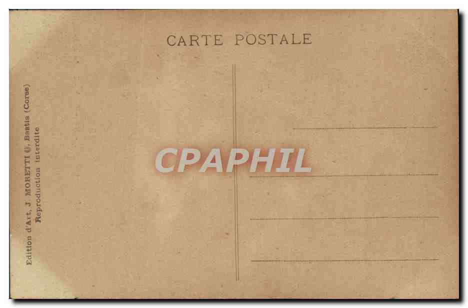 CPA Ajaccio Musee Fesch Le roi de Rome Napoleon II Corse Corsica — Verso