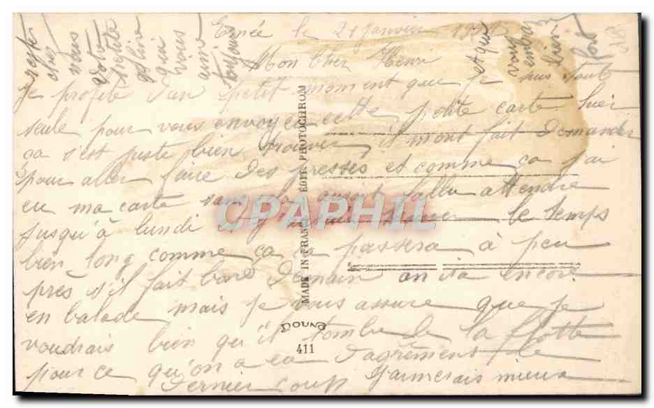 CPA Fantaisie Femme — Reverso