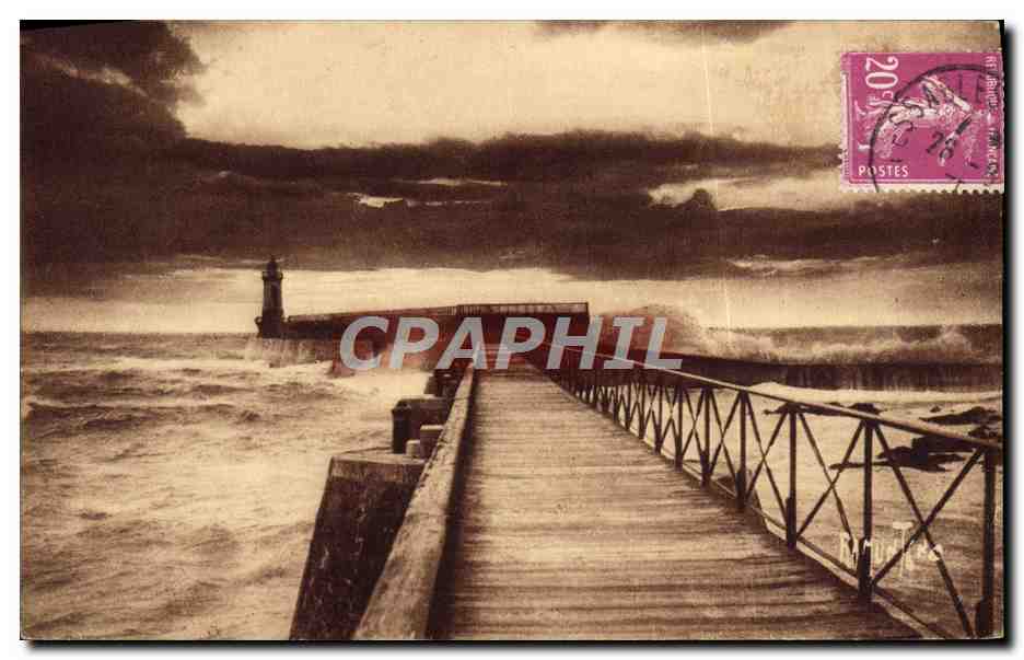 Sturm bei SABLES-D'OLONNE — Éditions Artistiques Raymond Bergevin — n° 3619