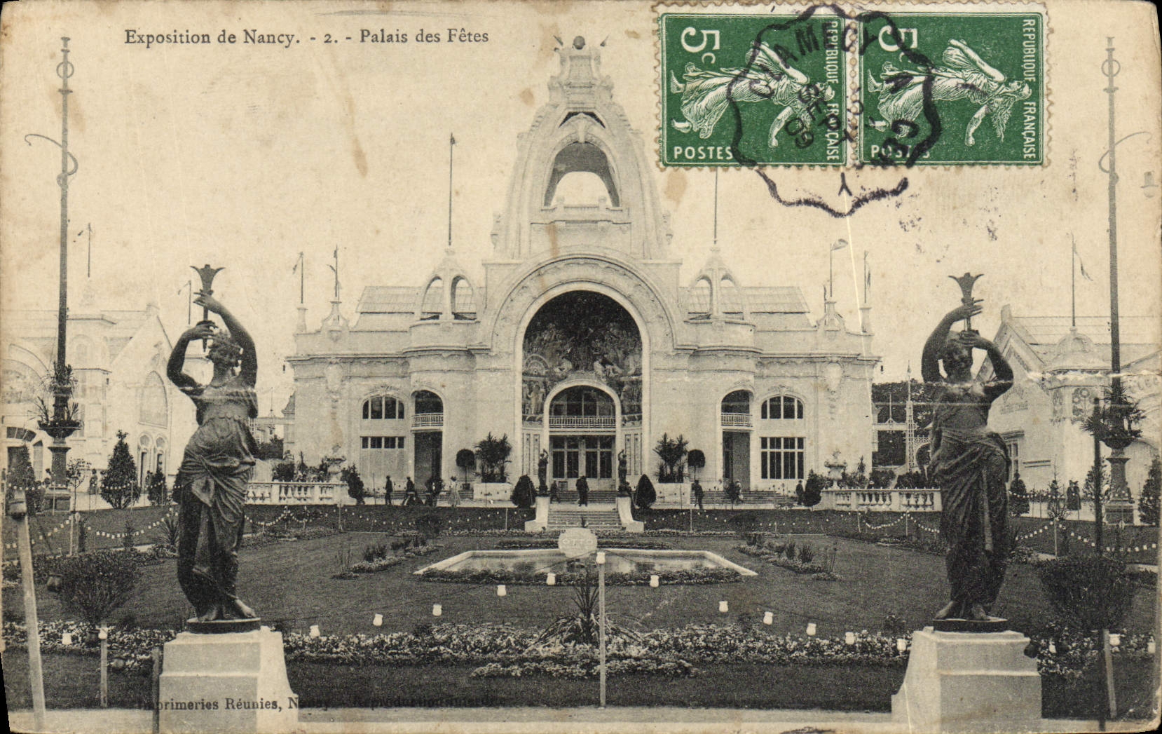 CPA Nancy Palais des Fetes