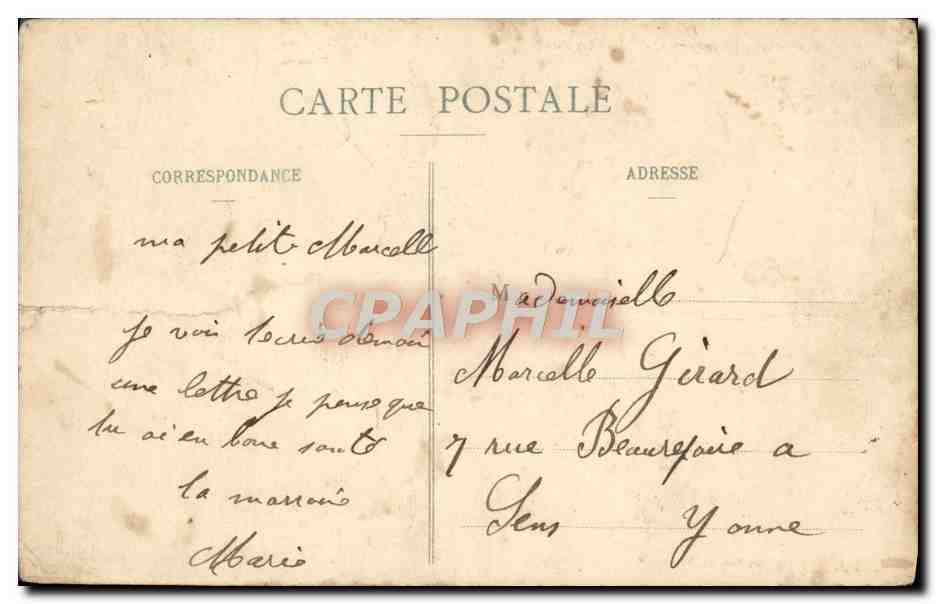 CPA Nancy Palais des Fetes — Verso