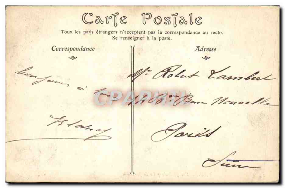 CPA Pau Vue Generale Prise de Jurancon — Back