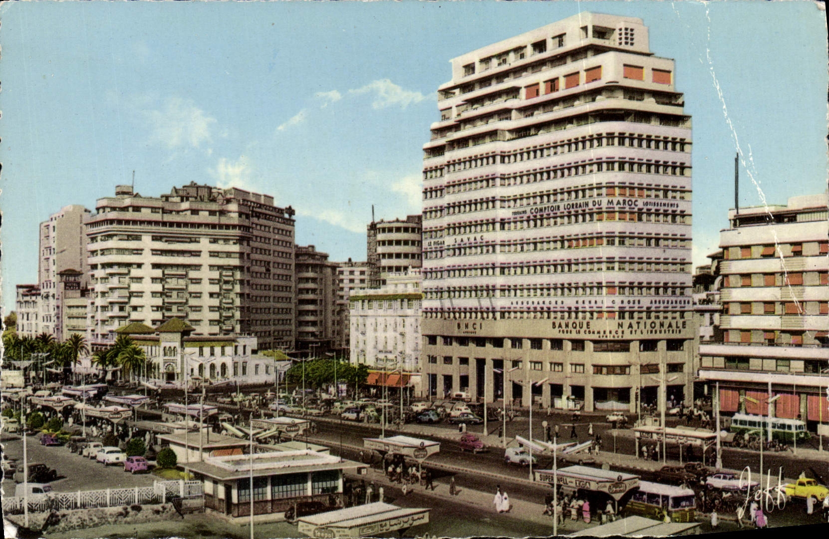 CPM Casablanca Place de France