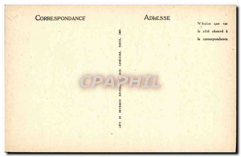 CPA Compiegne Vue Prise Sous la Tonnelle et L'escalier du Chateau — Rückseite