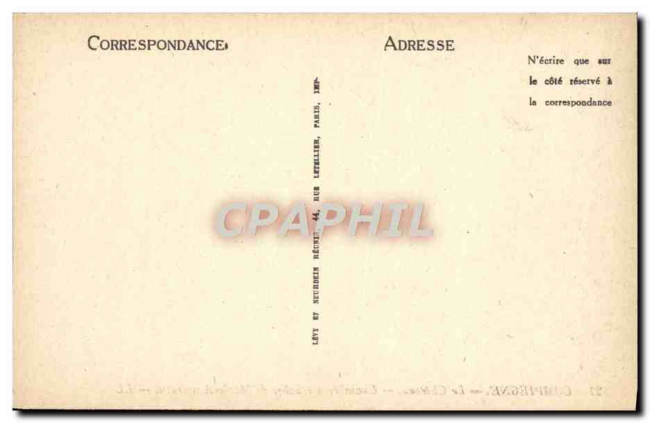 Compiègne — Le Château — Chambre à coucher de Marie-Antoinette — LL — Verso