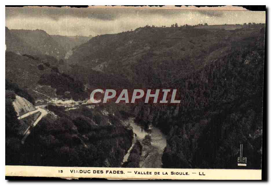 CPA Viaduc Des Fades Vallee De La Sioule