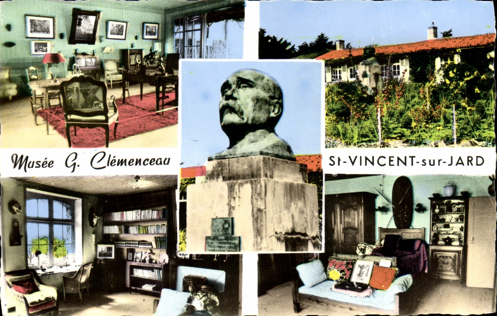 Musée G. Clémenceau — Saint-Vincent-sur-Jard — Éditions P. Marlin - Recto