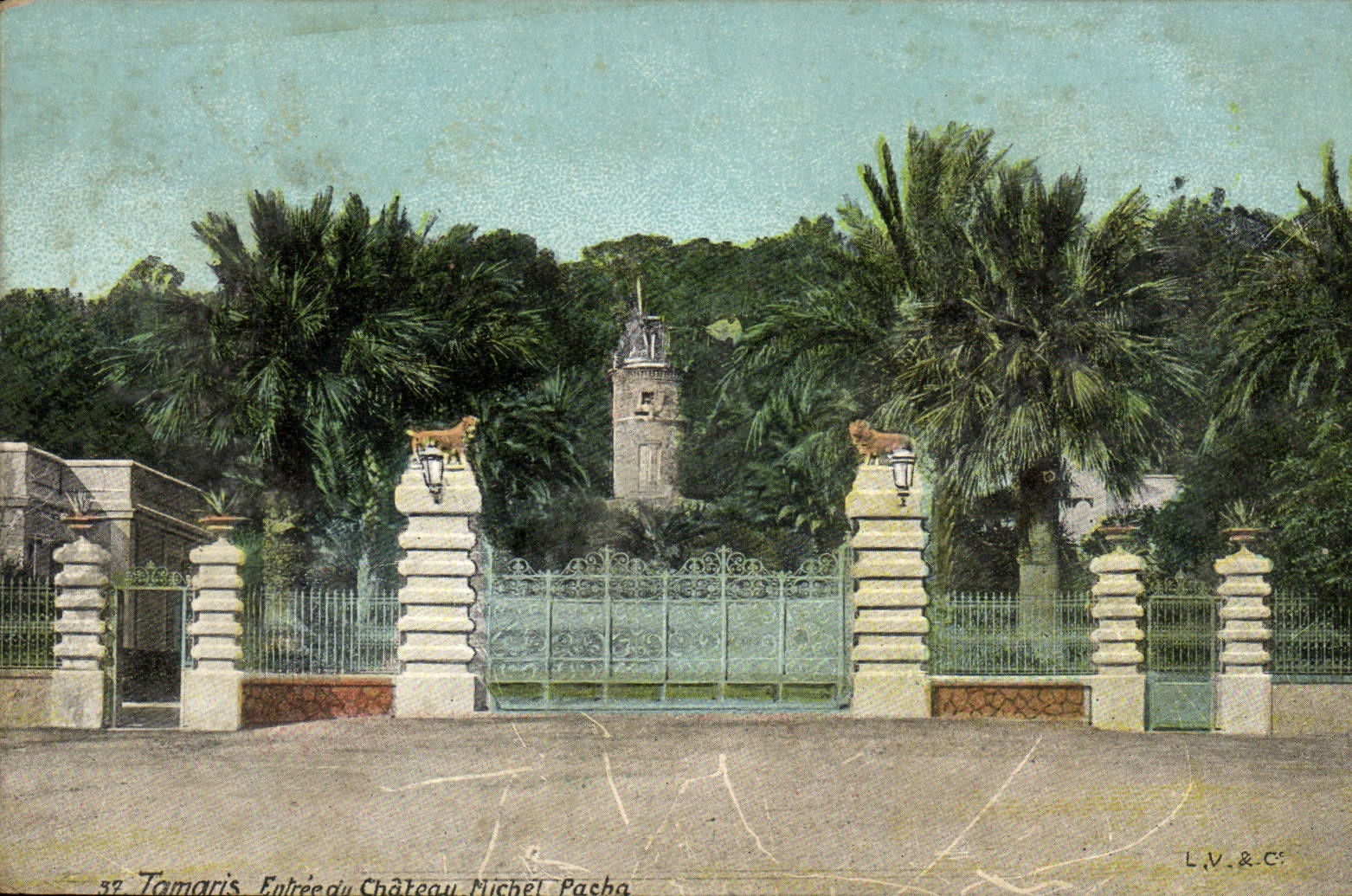 Tamaris — Entrée du Château Michel Pasha — L.V.&C.S. n°37