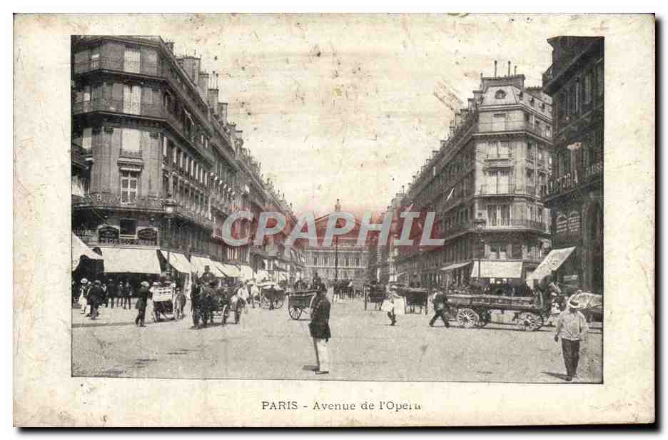 CPA Paris Avenue De l'Opera