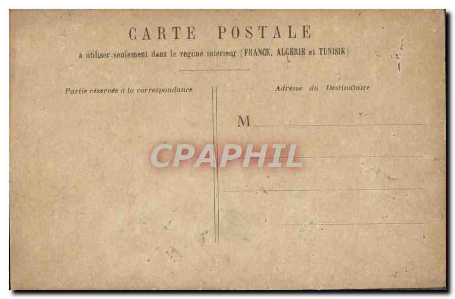 CPA Paris Avenue De l'Opera — Verso