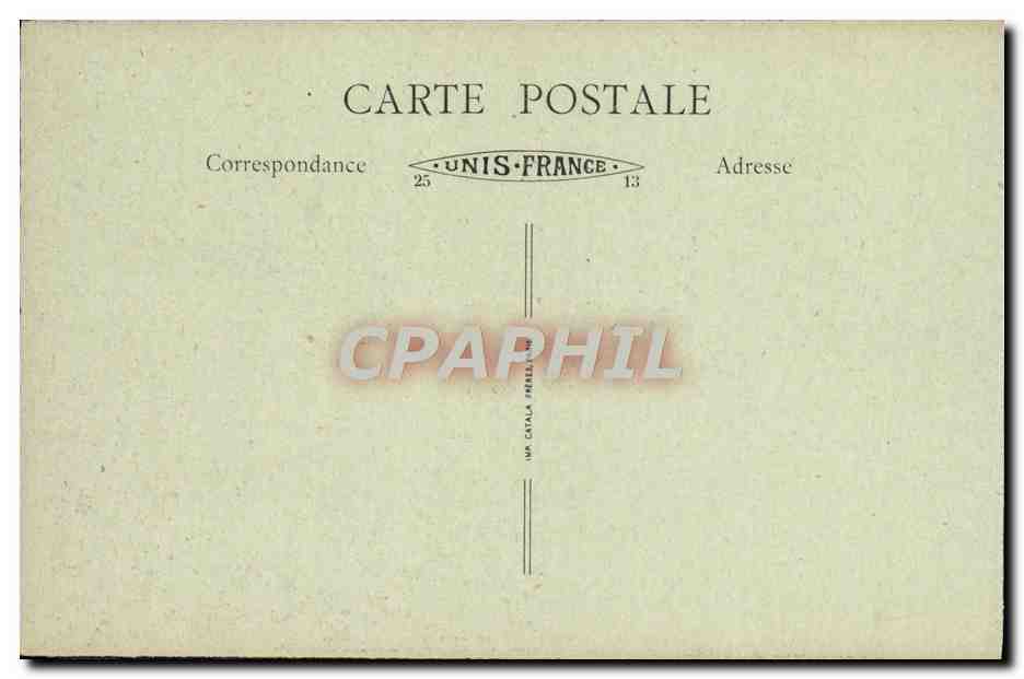 CPA Arras Apres La Guerre La Cathedrale Militaria — Rückseite