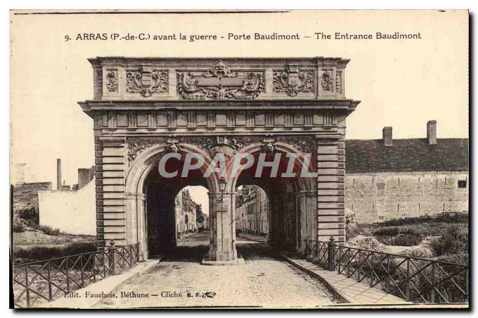 CPA Arras Avant La Guerre Porte Baudimont