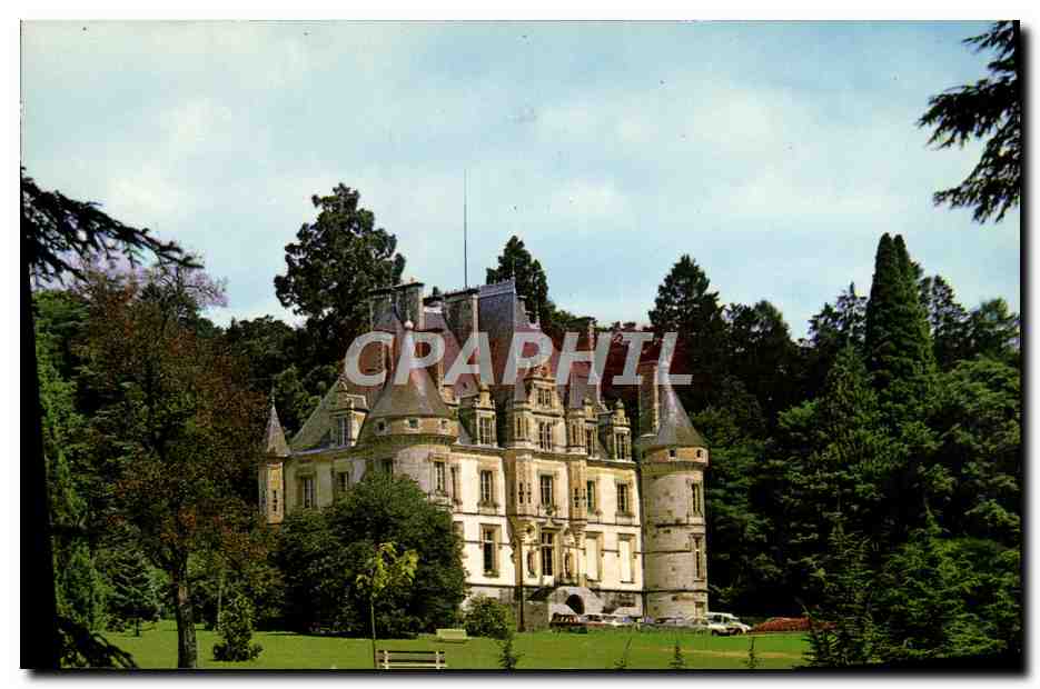 Schloss Bagnoles-de-l'Orne — Panoramablick — CPAPHIL