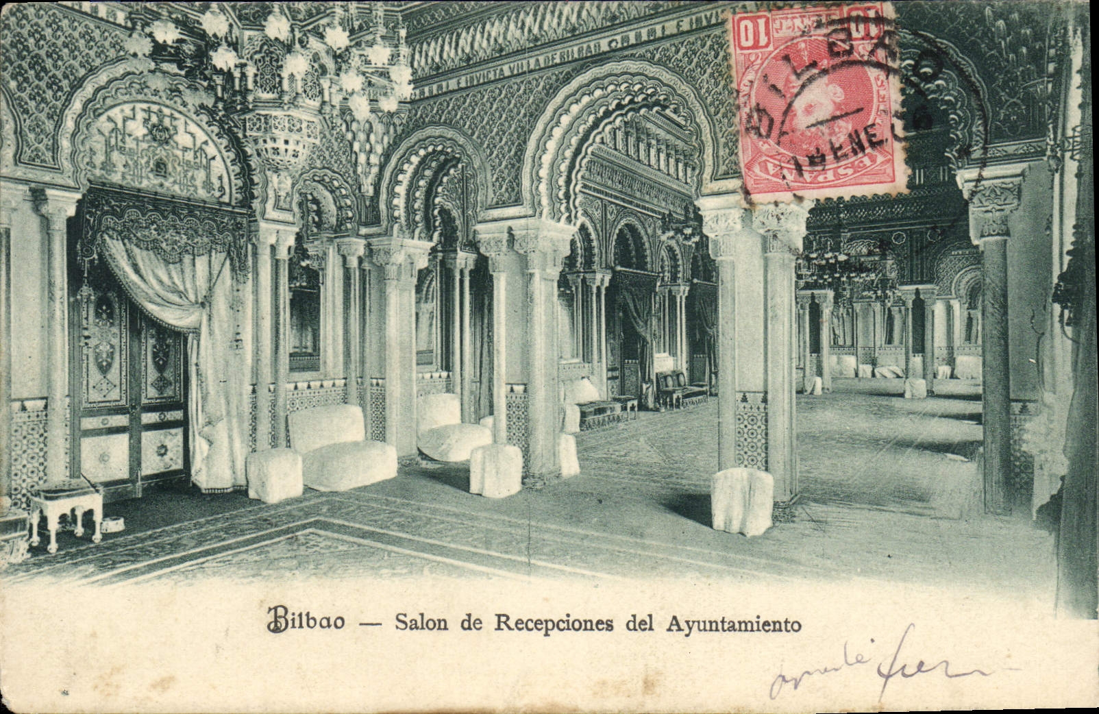 CPA Bilbao Salon De Recepciones Del Ayuntamiento
