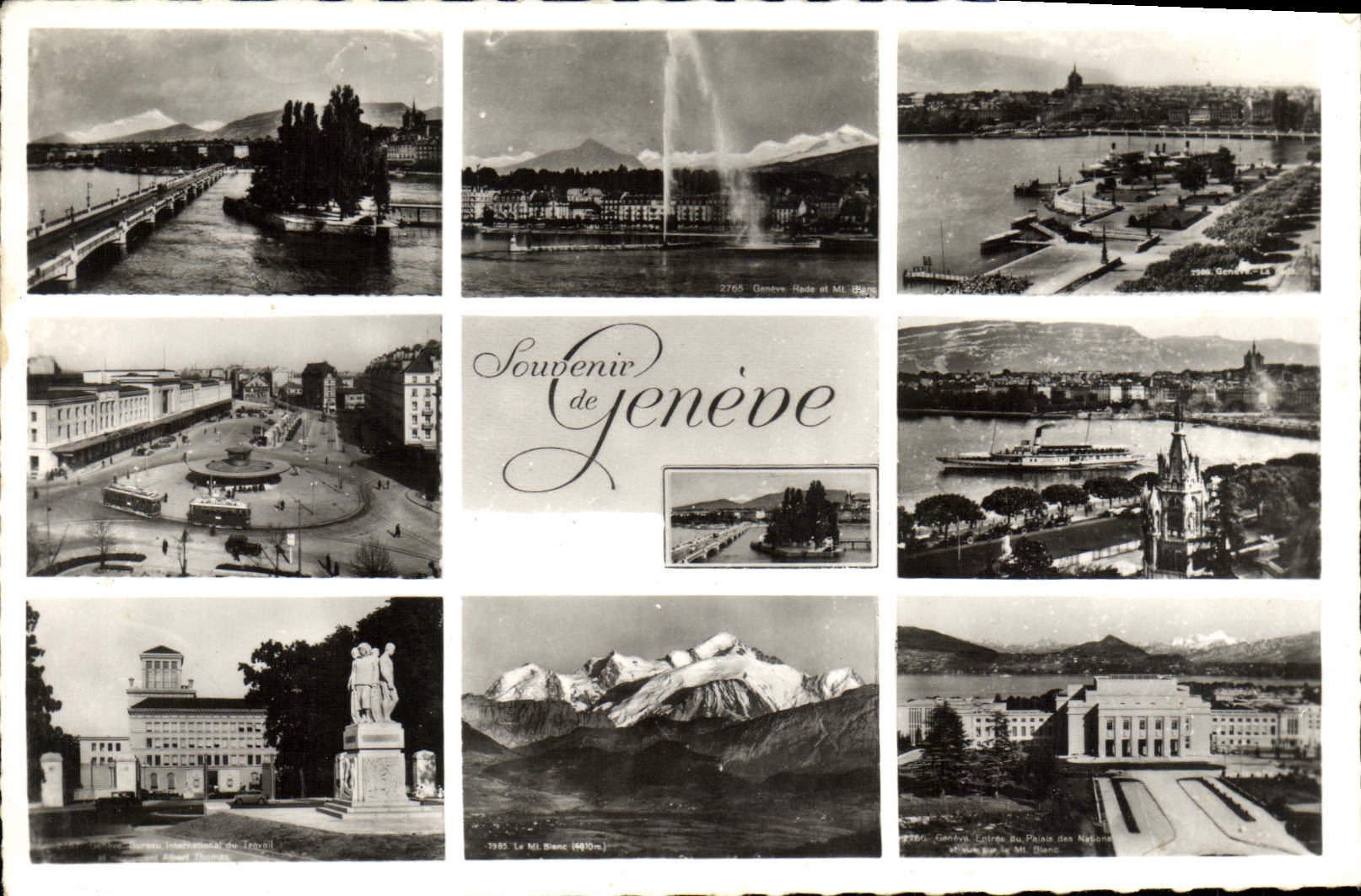 CPM Souvenir De Geneve