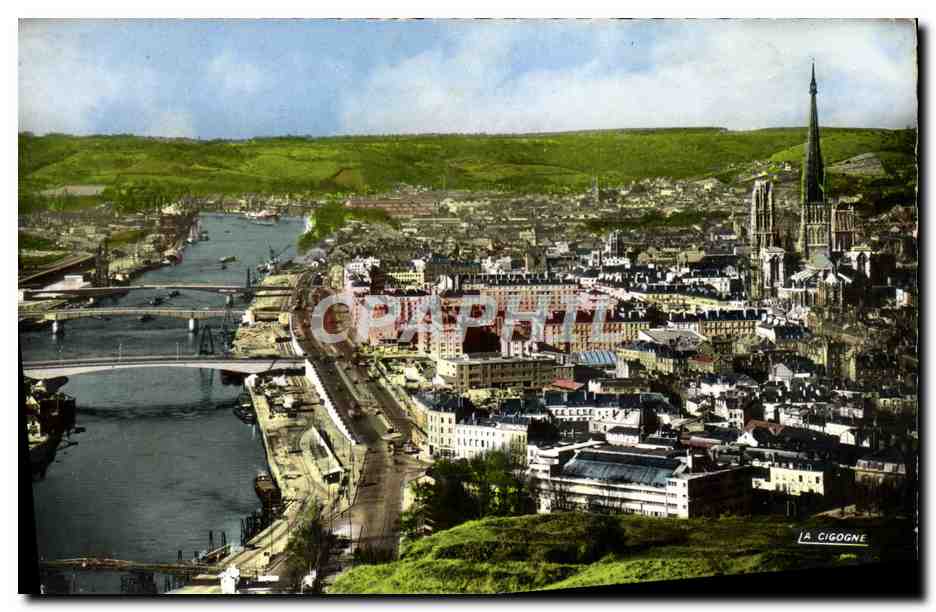 CPM Rouen Vue Generale