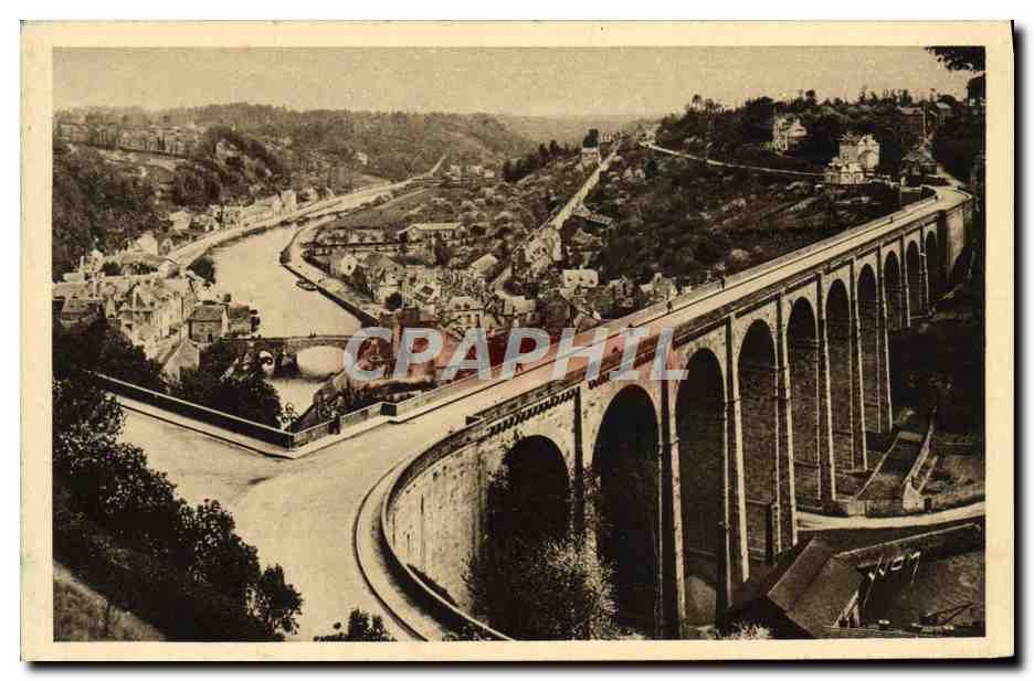 Dinan (Côtes-du-Nord) — Le Viaduc de Lanvallay et la Vallée de la Rance — Les Éditions d'Art Yvon, Paris