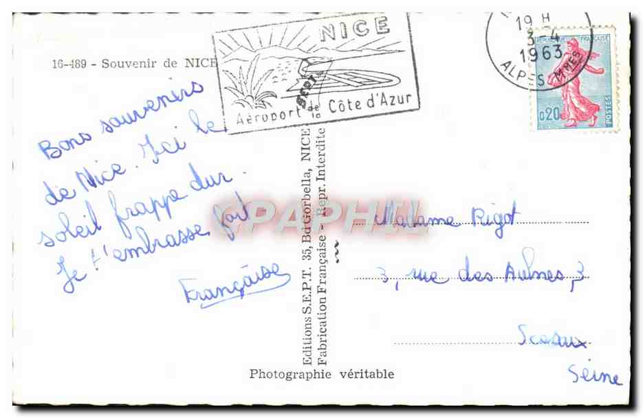 CPM Nice — Verso