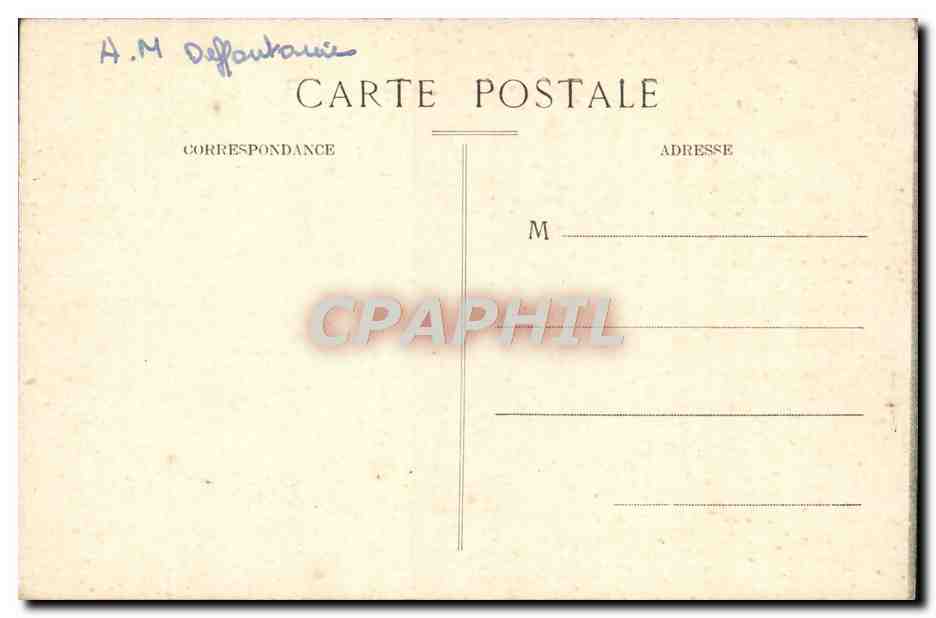 CPM Abbaye Du Mont Saint Michel Eglise Abbatiale La nef cote Sud — Verso